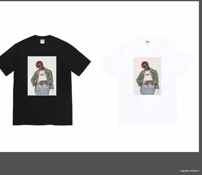Black and é L M é sleeved Andr XL 22FW T-shirt Short Tee Person Andr Photo S Benjamin White 0524